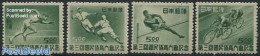 Japan 1948 Sport 4v, Mint NH, Sport - Athletics - Baseball - Cycling - Sport (other And Mixed) - Ongebruikt