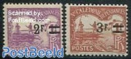 New Caledonia 1926 Postage Due 2v, Unused (hinged) - Sonstige & Ohne Zuordnung