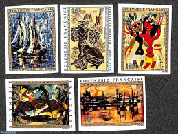 French Polynesia 1972 Paintings 5v, Imperforated, Mint NH, Art - Modern Art (1850-present) - Paintings - Nuevos