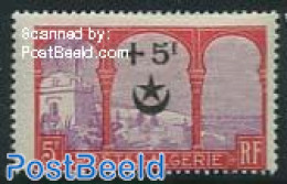 Algeria 1927 5+5F, Stamp Out Of Set, Unused (hinged) - Neufs