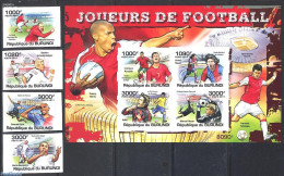 Burundi 2011 Football 4v+s/s, Imperforated, Mint NH, Sport - Football - Altri & Non Classificati