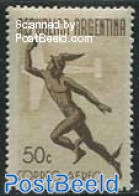 Argentina 1940 50c, Stamp Out Of Set, Unused (hinged), Religion - Transport - Greek & Roman Gods - Aircraft & Aviation - Nuovi