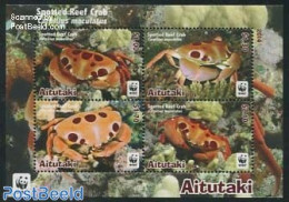 Aitutaki 2014 WWF, Crabs S/s, Mint NH, Nature - Animals (others & Mixed) - World Wildlife Fund (WWF) - Crabs And Lobst.. - Aitutaki