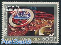 Comoros 1976 500F, Stamp Out Of Set, Mint NH, Transport - Space Exploration - Comoren (1975-...)