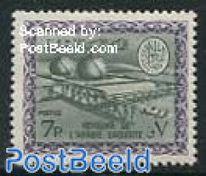 Saudi Arabia 1966 7P, Feisal, Stamp Out Of Set, Mint NH - Arabie Saoudite