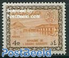 Saudi Arabia 1966 4P, Stamp Out Of Set, Mint NH, Nature - Arabia Saudita