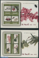 Micronesia 2014 Qi Baishi 2 S/s, Mint NH, Art - East Asian Art - Paintings - Micronesia