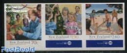 New Zealand 2013 Christmas 3v S-a, Mint NH, Religion - Sport - Christmas - Cricket - Sport (other And Mixed) - Nuevos