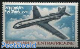 Central Africa 1967 500F, Stamp Out Of Set, Mint NH, Transport - Aircraft & Aviation - Aviones