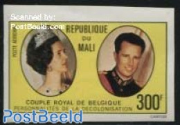 Mali 1977 300F, Stamp Out Of Set, Imperforated, Mint NH, History - Kings & Queens (Royalty) - Case Reali