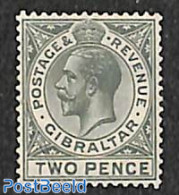 Gibraltar 1912 2d, WM Mult.Crown-CA, Stamp Out Of Set, Unused (hinged) - Gibraltar