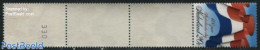 Netherlands 1972 400 Year Flag, Coil Strip Of 5 With Number On Reverse Side, Mint NH, History - Flags - Nuovi