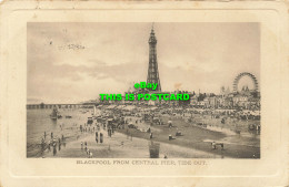 R614776 Blackpool From Central Pier. Tide Out. Wrench Series No. 3130. 1905 - Monde