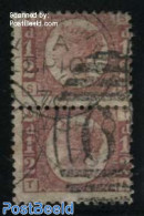 Great Britain 1870 1/2p, Pair, Plate 11, Used, Lettered AS-AT, Used Stamps - Usati