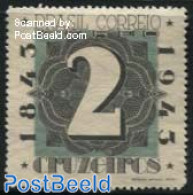 Brazil 1943 2Cr, Stamp Out Of Set, Mint NH - Neufs
