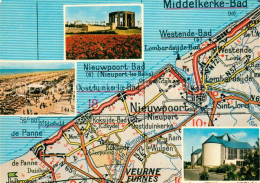 73355191 Nieuwpoort West-Vlaanderen Landkarte Kueste Strand Sehenswuerdigkeiten  - Andere & Zonder Classificatie