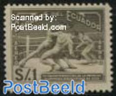 Ecuador 1939 1S, Stamp Out Of Set, Mint NH, Sport - Boxing - Sport (other And Mixed) - Boxeo