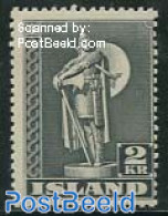 Iceland 1939 2Kr, Perf. 11.5, Stamp Out Of Set, Unused (hinged) - Ongebruikt