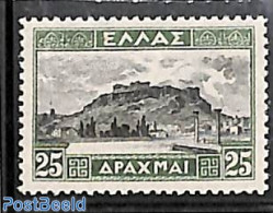 Greece 1927 25Dr, Type I, Stamp Out Of Set, Mint NH - Ongebruikt