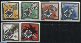 Rwanda 1967 Social Work 6v, Imperforated, Mint NH, History - Nature - Coat Of Arms - Animals (others & Mixed) - Elepha.. - Altri & Non Classificati
