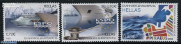 Greece 2015 Day Of The Sea, ESPO 3v, Mint NH, History - Transport - Various - Europa Hang-on Issues - Ships And Boats .. - Ongebruikt
