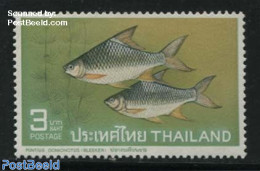 Thailand 1967 3B, Stamp Out Of Set, Mint NH, Nature - Fish - Peces
