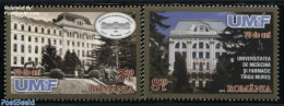 Romania 2015 70 Years UMF Tirgu Mures 2v, Mint NH, Science - Education - Unused Stamps