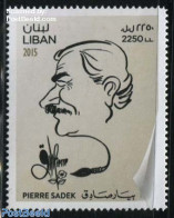 Lebanon 2015 Pierre Sadek 1v, Mint NH, Art - Self Portraits - Líbano