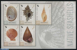 New Zealand 2015 Native Seashells S/s, Mint NH, Nature - Shells & Crustaceans - Ongebruikt