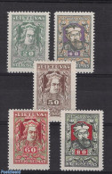 Lithuania 1920 Culture Fund Issue 5v (different Colours), Mint NH, History - Kings & Queens (Royalty) - Koniklijke Families