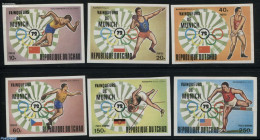 Chad 1972 Olympic Winners 6v, Imperforated, Mint NH, Sport - Athletics - Olympic Games - Other & Unclassified