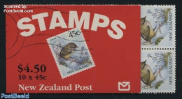 New Zealand 1991 Birds Booklet, Mint NH, Nature - Birds - Stamp Booklets - Nuevos