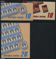 Russia 2012 Definitives 3 Booklets, Mint NH, Stamp Booklets - Art - Sculpture - Non Classificati