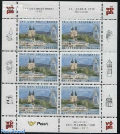 Austria 2015 Stamp Day M/s, Mint NH, Religion - Transport - Churches, Temples, Mosques, Synagogues - Stamp Day - Ships.. - Ungebraucht