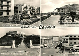 73355089 Cassino Monumento Di Caduti Stazione Ferroviaria Abbazia Cimitero Polac - Autres & Non Classés