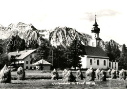 73355078 Judenstein Motiv Mit Kirche Felder Erntezeit Alpenblick Judenstein - Autres & Non Classés