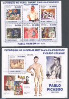 Sao Tome/Principe 2009 Picasso & Cezanne 2 S/s, Mint NH, Art - Modern Art (1850-present) - Nude Paintings - Pablo Pica.. - Sao Tome And Principe