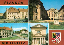 73355007 Slavkov U Brna Gebaeude Schloss Denkmal Wappen Slavkov U Brna - Czech Republic