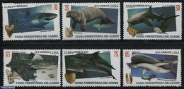Cuba 2015 Prehistoric Caribbean Animals 6v, Mint NH, Nature - Fish - Prehistoric Animals - Sea Mammals - Nuevos