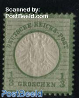 Germany, Empire 1872 1/3Gr, Emerald Green, Stamp Out Of Set, Mint NH - Ungebraucht