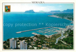 73354995 Moraira Kuestenpanorama Hafen Fliegeraufnahme Moraira - Autres & Non Classés