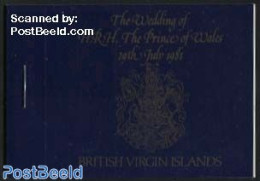 Virgin Islands 1981 Charles & Diana Booklet (with 2 Sets), Mint NH, History - Kings & Queens (Royalty) - Stamp Booklets - Familles Royales