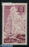 New Zealand 1960 1P, Stamp Out Of Set, Mint NH, History - Geology - Nuovi