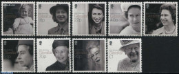 Gibraltar 2016 Queen Elizabeth 90th Birthday 9v, Mint NH, History - Kings & Queens (Royalty) - Koniklijke Families