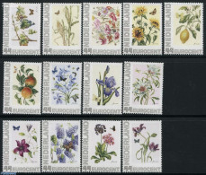 Netherlands - Personal Stamps TNT/PNL 2008 Flowers, Janneke Brinkman, Only Stamps With Butterflies 13v, Mint NH, Natur.. - Wijn & Sterke Drank