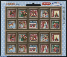 Netherlands 2010 Christmas M/s With Kruidvat/Trekpleister Logo, Mint NH, Religion - Christmas - Neufs