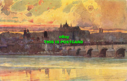 R616108 Prag. Abend. Minerva. Seteliks Malerische Bilder Von Prag. 1915 - Monde