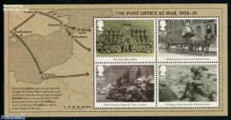 Great Britain 2016 The Post Office At War S/s, Mint NH, History - Nature - Transport - Horses - Post - Coaches - World.. - Ongebruikt