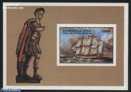 Guinea, Republic 1998 HMS Victory S/s, Mint NH, Transport - Ships And Boats - Barcos