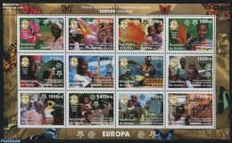 Guinea, Republic 2006 50 Years Europa Stamps 12v M/s, Mint NH, History - Nature - Europa Hang-on Issues - Animals (oth.. - Ideas Europeas